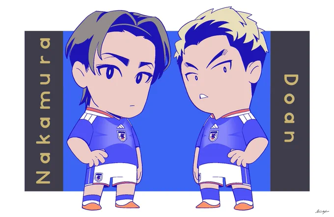 どうぞ! #中村敬斗 #堂安律 #SAMURAIBLUE #サッカー日本代表