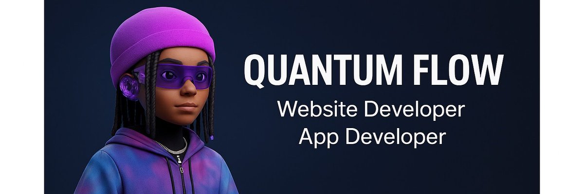 QuantumFlow8342's tweet image. I’ll start posting updates soon. Let’s grow this page to 100! Appreciate the support.
#SoftwareEngineer #WebDeveloper #AppDeveloper #TechCommunity