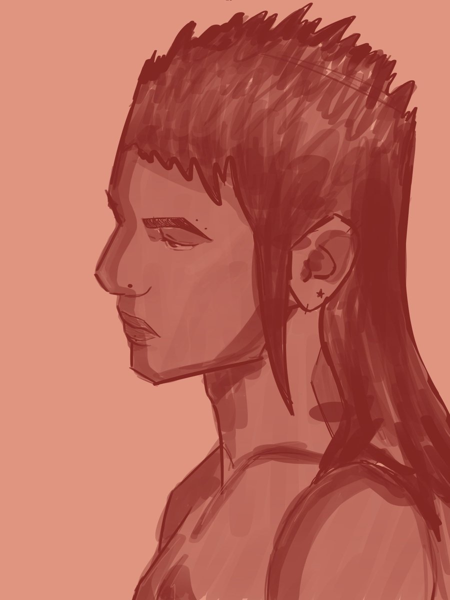 ramenciaa's tweet image. drawing of my oc alek :3 #ocart #punk #aspcore