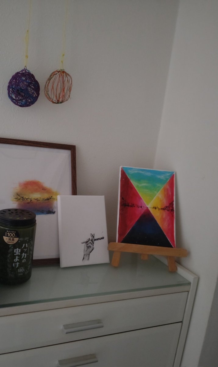 そういえばお絵描き垢でしたので
今年分のクレヨンとペン画
