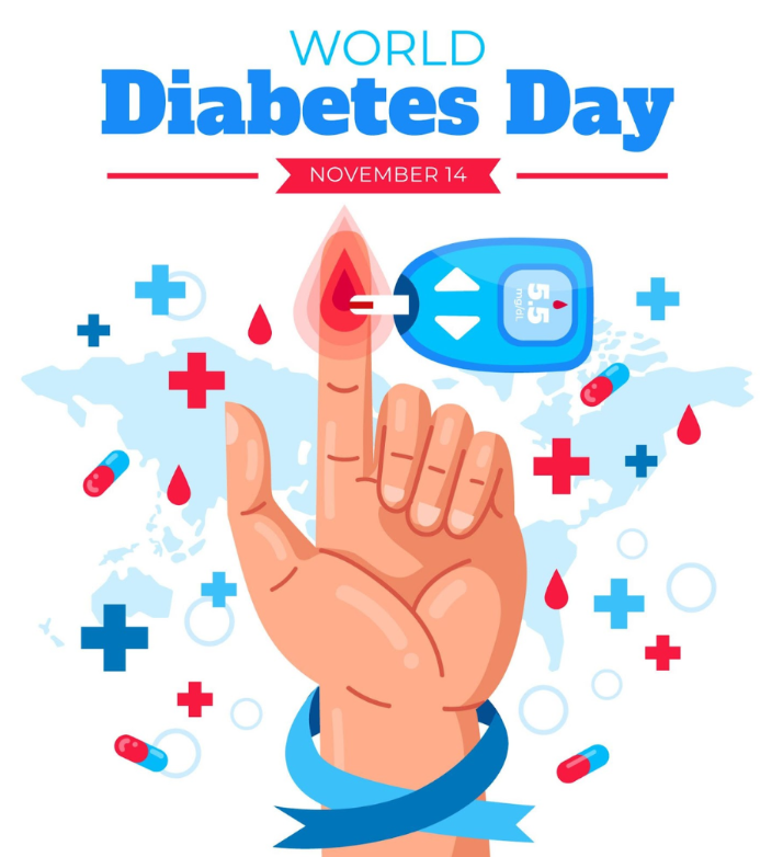 💙 Today we raise awareness for diabetes prevention and care. 
👉 Did you know? Regular checkups and lifestyle changes can lower risk.