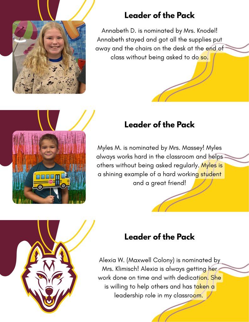 MennoWolves's tweet image. Leaders of the Pack!