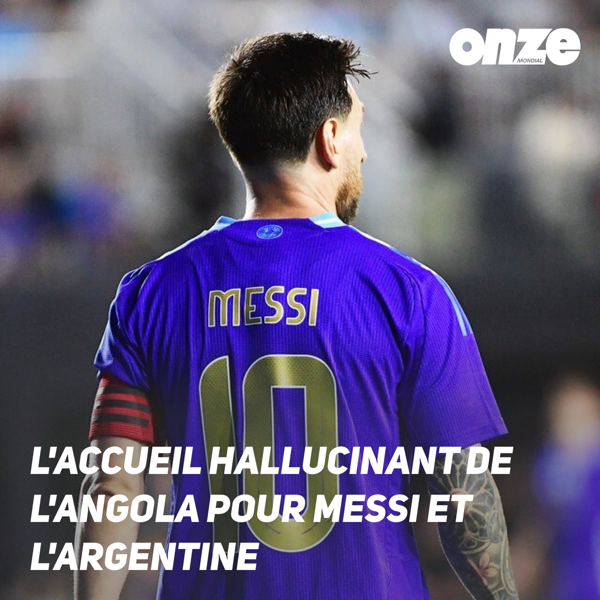 🤩 Du côté de l'Angola, on a réservé un accueil incroyable à Lionel Messi et l'Argentine !
➡️ l.onzemondial.com/bKQ