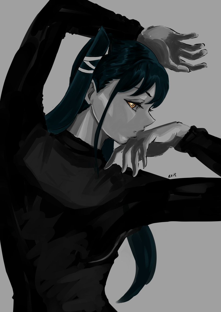 exit_oxide's tweet image. Desire to draw Yachiho intensifies. Though some of my attempts to draw her in referenced &quot;high fashion&quot; poses ended up looking awkward.