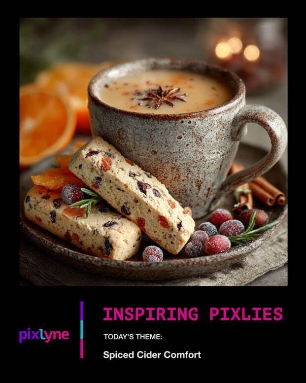 WeArePixlyne's tweet image. 🍂✨ INSPIRING PIXLIES ✨🍂
😋Spiced Cider Comfort☕

Steam curls above a mug of sweetness and spice, with the air thick with warmth, cinnamon, and quiet joy.

Let your art pour that same comfort into the world today. ☕

#pixlyneinspirations #pixlyne #whatsyourmedium