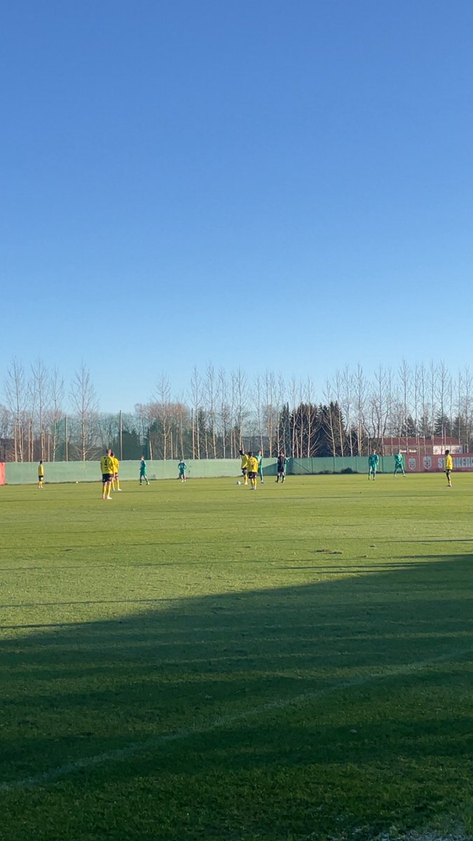 Fra Ullevål og landskamp igår til Lillestrøm og treningskamp idag. Fotball er faen meg en drug