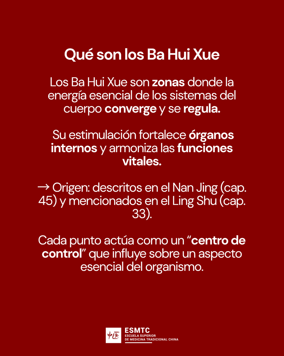 escuelaMTC's tweet photo. Descubre los #BaHuiXue en la Medicina Tradicional China: puntos clave que conectan órganos, energía y más, restaurando el equilibrio del cuerpo.

Armoniza y revitaliza tu salud desde dentro.

#MedicinaChina #ESMTC https://t.co/lRRsy2Fv5g