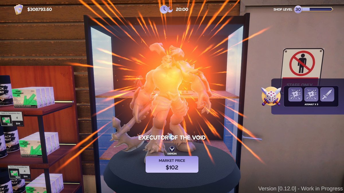 OfficialPhenexa's tweet image. Tried #TabletopGameShopSimulator 🎲 You&apos;re not just selling games, you&apos;re collecting minis, painting them, and even challenging customers on game night! Love hoard rare finds and turn it into the ultimate nerd hangout 💗 The painting table is such a great touch! Vid below 👇