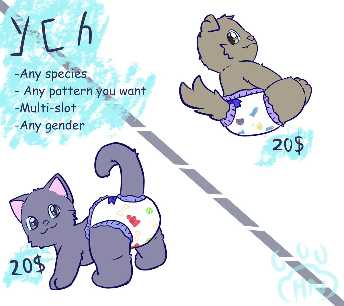 HANGYAKUNEKO's tweet photo. Hi hiiiii!
I’m opening a YCH here in case anyone’s interested in either of these two.
I accept PayPal or Ko-fi.
You can ask for an alt at no extra cost!
Send me a message if you’re interested.
And thank you so much to everyone for supporting and sharing ^w^ https://t.co/z4I708GLq3