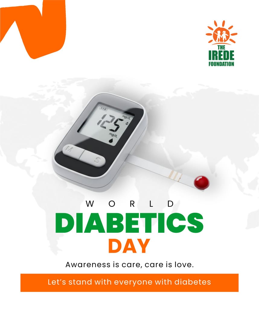 Awareness is care. Care is love.
This #WorldDiabetesDay, we stand with everyone with diabetes.
Let’s keep spreading knowledge, support, and compassion. 
#TheIREDEFoundation
