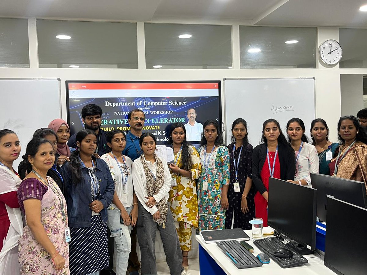 NhckOfficial's tweet photo. Our Two-Day National Workshop on Generative AI, Accelerators, Prompt Engineering &amp; Innovation brought together 65+ participants from across states for hands-on learning and real-world insights.
#GenerativeAI #AI #Innovation #TechWorkshop #NewHorizonCollege #MHRD #MOE https://t.co/EZTNdliheI