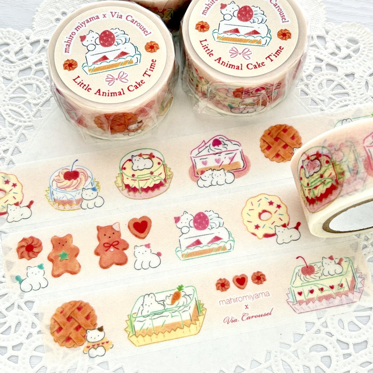 まひろちゃんとのコラボシリーズから初めてのマスキングテープが出来