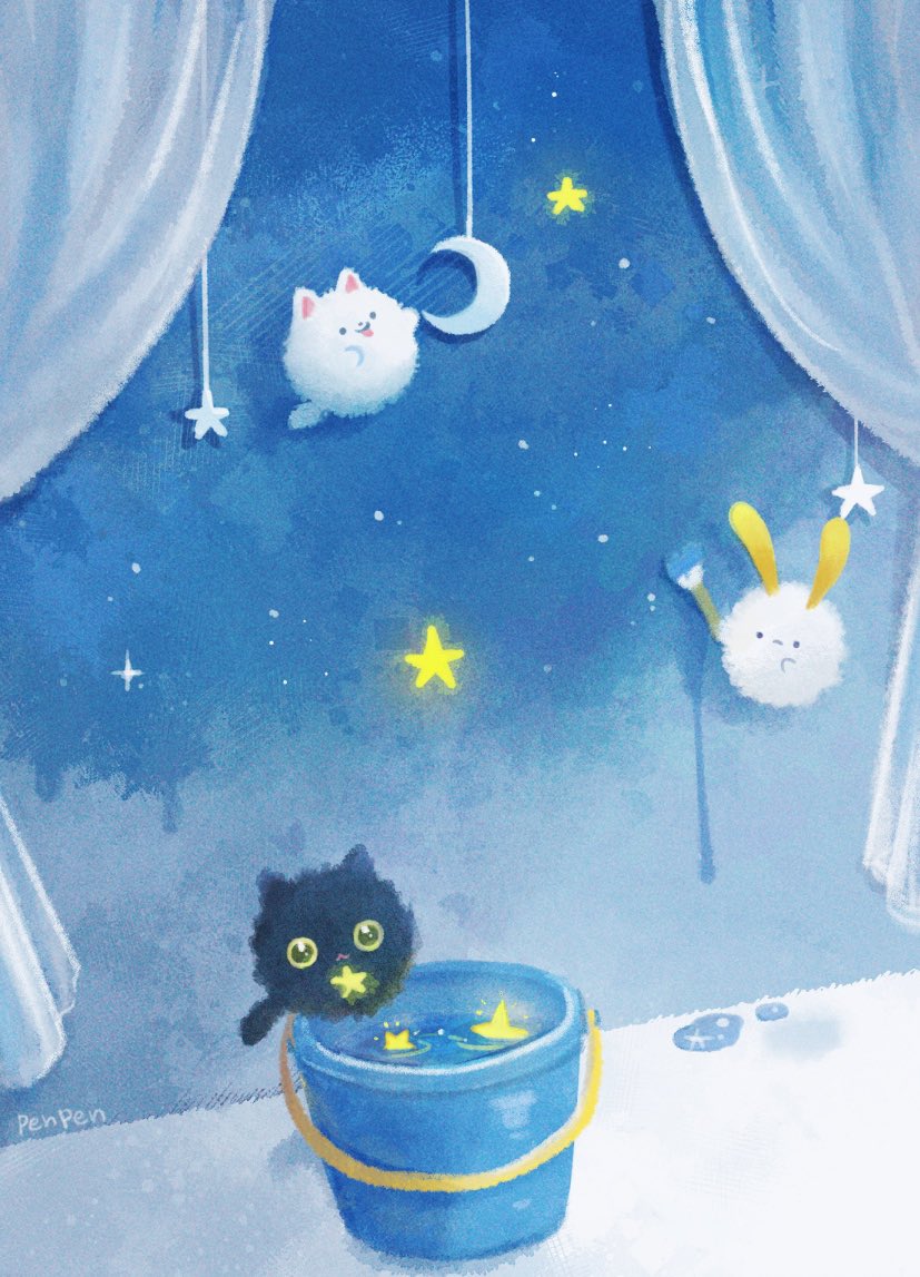 今日も夜空職人࣪⭑‧₊☾·̩͙