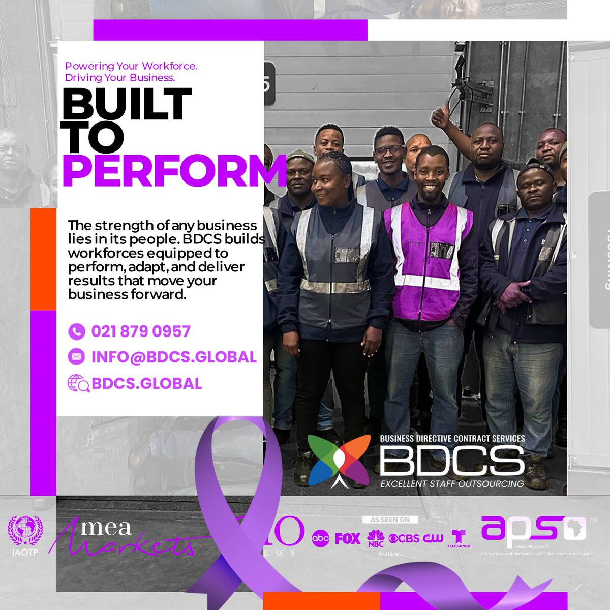 BDCSGlobal1's tweet image. 🌟 When performance matters — BDCS delivers.
#BDCS #PerformanceDriven #WorkforceReady #PoweringYourWorkforce

Powering Your Workforce. Driving Your Business.