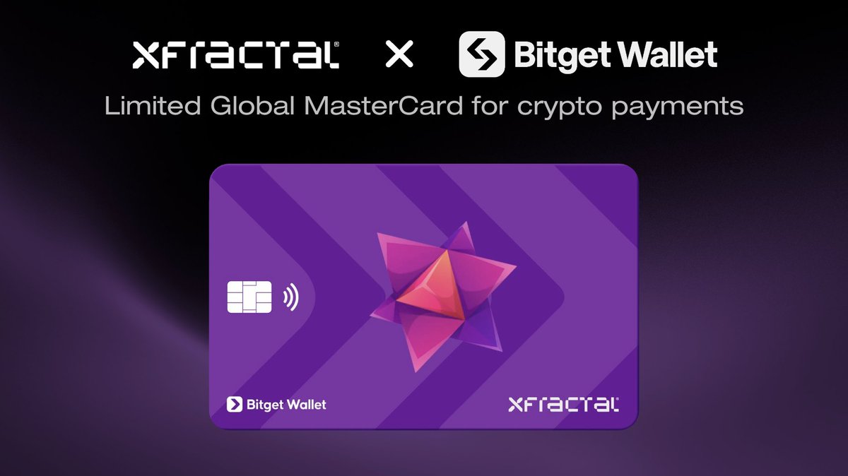 xFractalDotFun's tweet image. introducing the limited xFractal trencher card, powered by @BitgetWallet

enjoy exclusive perks:  

&amp;gt; 0 fees on your first $600 monthly spend 
&amp;gt; top up $50, get $10 back 
&amp;gt; USDT / USDC one-click recharge
&amp;gt; global consumption, 0 exchange rate handling fee, and 0 annual fee…
