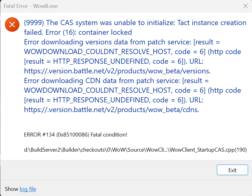 Anyone else getting things like this nonstop during beta?  Yes i know it happens just wondering if others are having the issue.