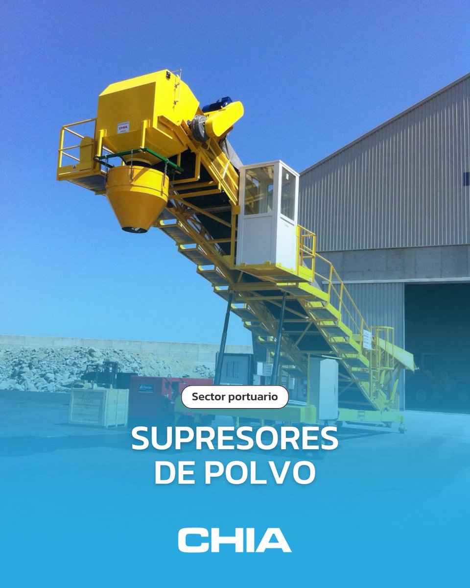 Menos polvo, más eficiencia.
Los supresores de polvo de CHÍA controlan emisiones sin electricidad ni piezas móviles.
✅ Mayor limpieza
✅ Menor mantenimiento
✅ Mejor carga

🔗 espirales.es/sector-portuar…

#SupresoresDePolvo #SectorPortuario #CHIA