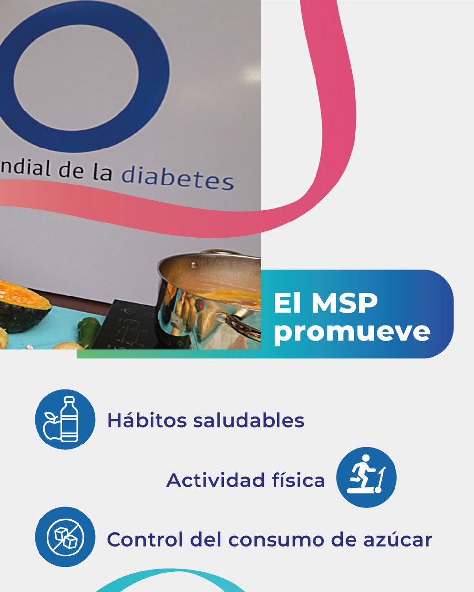 💙 En el Día Mundial de la Diabetes, el MSP refuerza su compromiso con la prevención, detección temprana y control de esta enfermedad.
Juntos promovemos hábitos saludables y una mejor calidad de vida para todos. 🩺✨

#ElNuevoEcuador