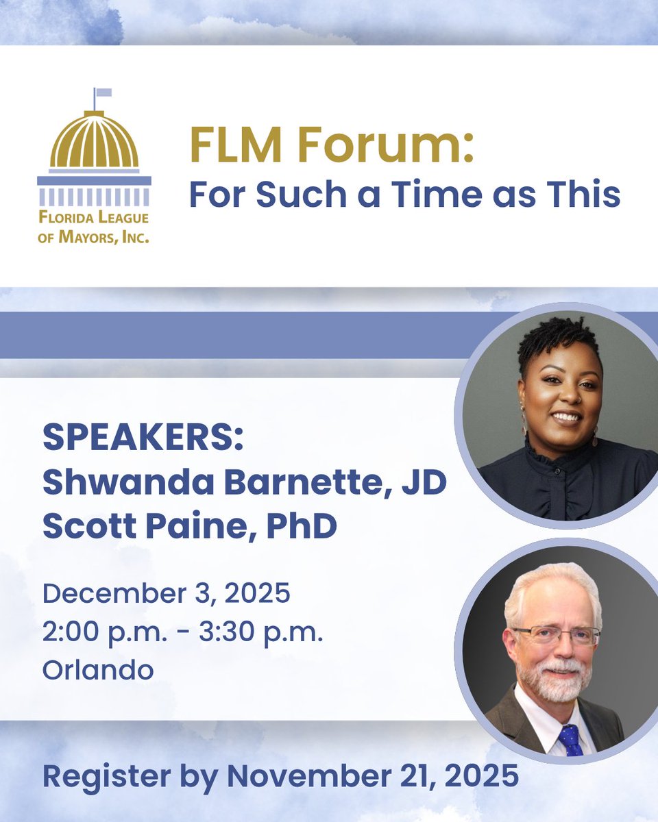 New Speaker Update! We are excited to add Shwanda Barnette, JD, to our upcoming FLM Forum. 

Register NOW for the full day of events bit.ly/FLMForum2025.

Registration closes Friday, November 21.