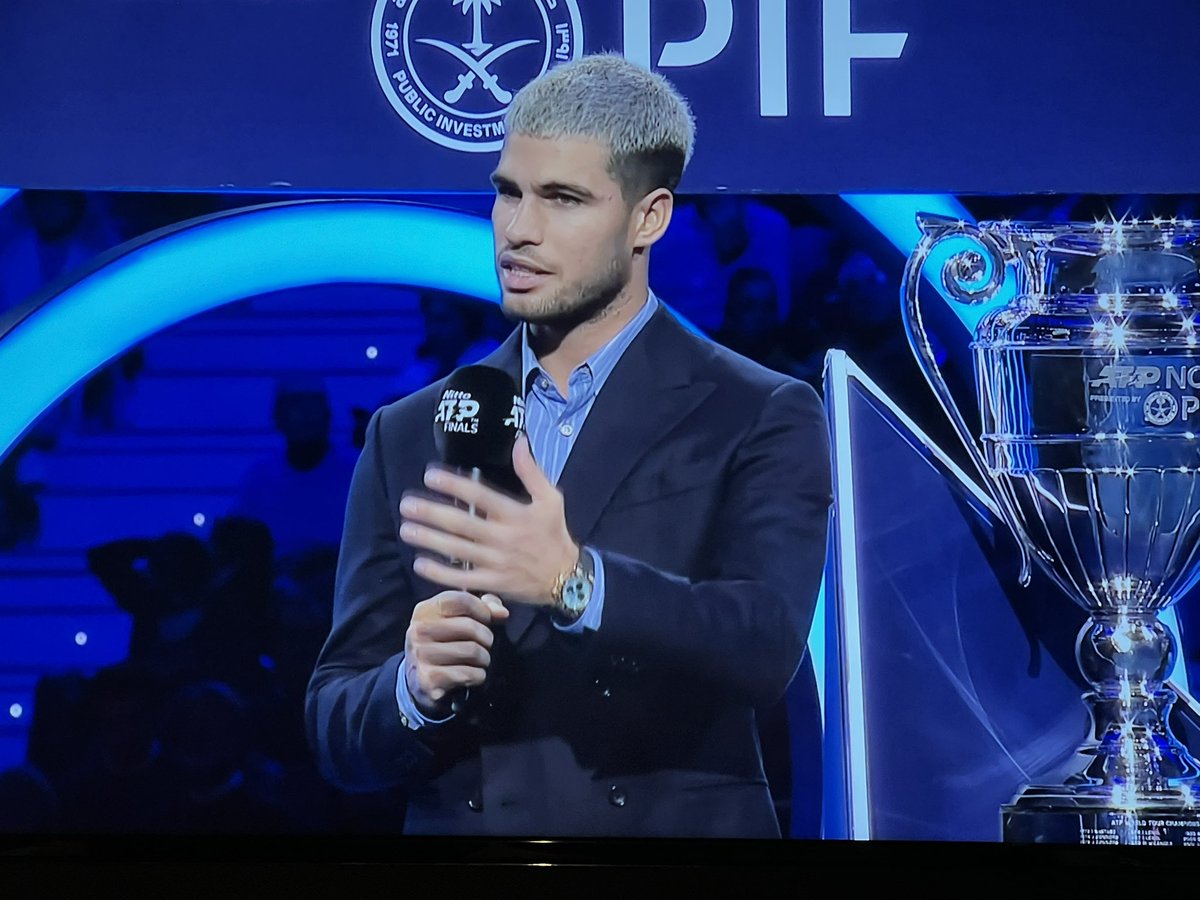 DeeClared's tweet image. Carlos Alcaraz is an absolute darling. Charming, articulate, sincere. We’re very lucky to be able to witness his career and personal growth.