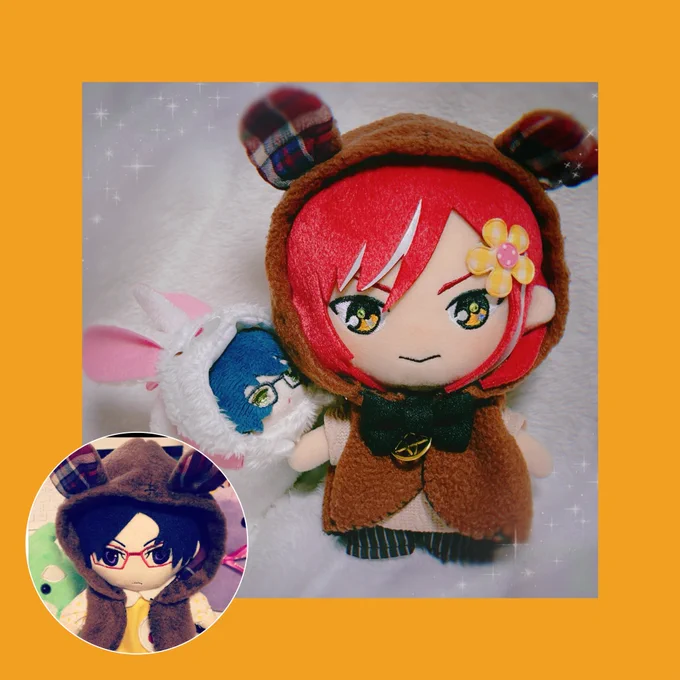 むか〜しれいぬいに作ってあげたくまさんのお下がり、ぴったりだったのみて!あとボン夕ンア乂