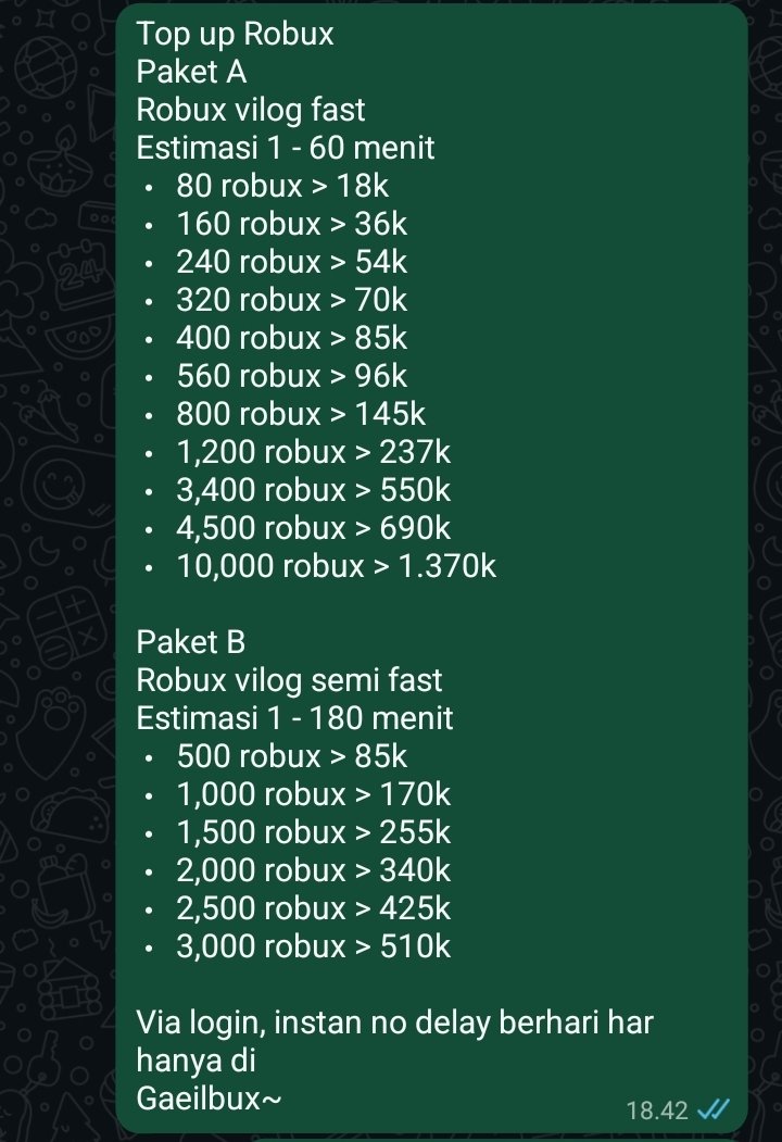 Secretsemoene's tweet photo. Open robux ya gess
#robux #topup https://t.co/ZSDIrG123g