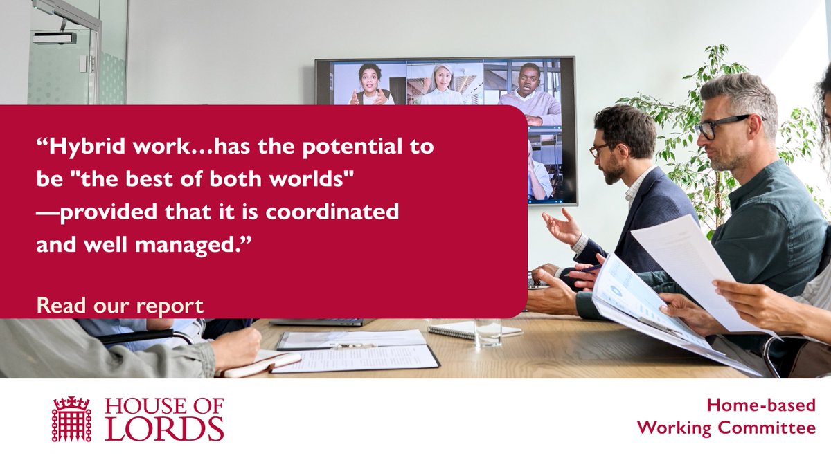House of Lords Home-based Working Committee tweet media