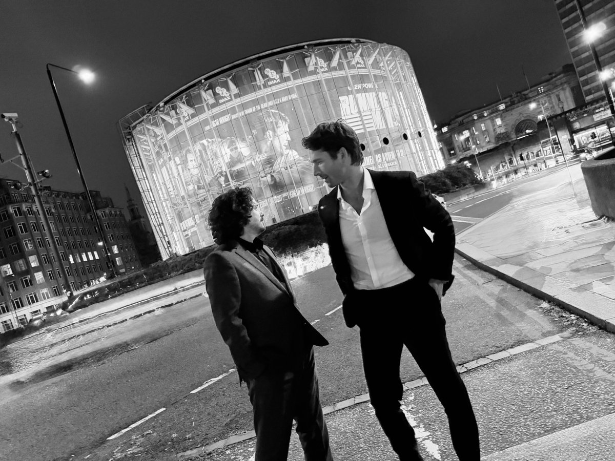 Happy opening day to the @runningmanmovie. Am so hugely proud of this one and so damn excited for you to see it! 

I always say that you have to make the film that you would be the perfect audience member for. And with that I wish I could be sitting in the <a href="/BFI/">BFI</a> <a href="/IMAX/">IMAX</a> today in