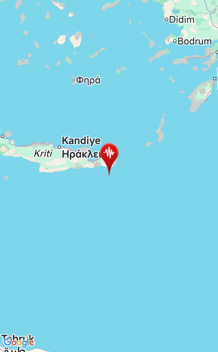 GİRİT ADASI (AKDENİZ) bölgesinde 4.0 büyüklüğünde #deprem meydana geldi! (Kaynak: Emsc) Uygulama Linki: deprembilgisistemi.com