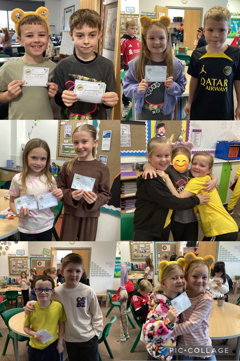 ElmTreeGSP's tweet image. It has been world kindness day! We spread kindness to our class by sharing with them what we think makes them amazing 🤩 
#greatsankeyPSHE