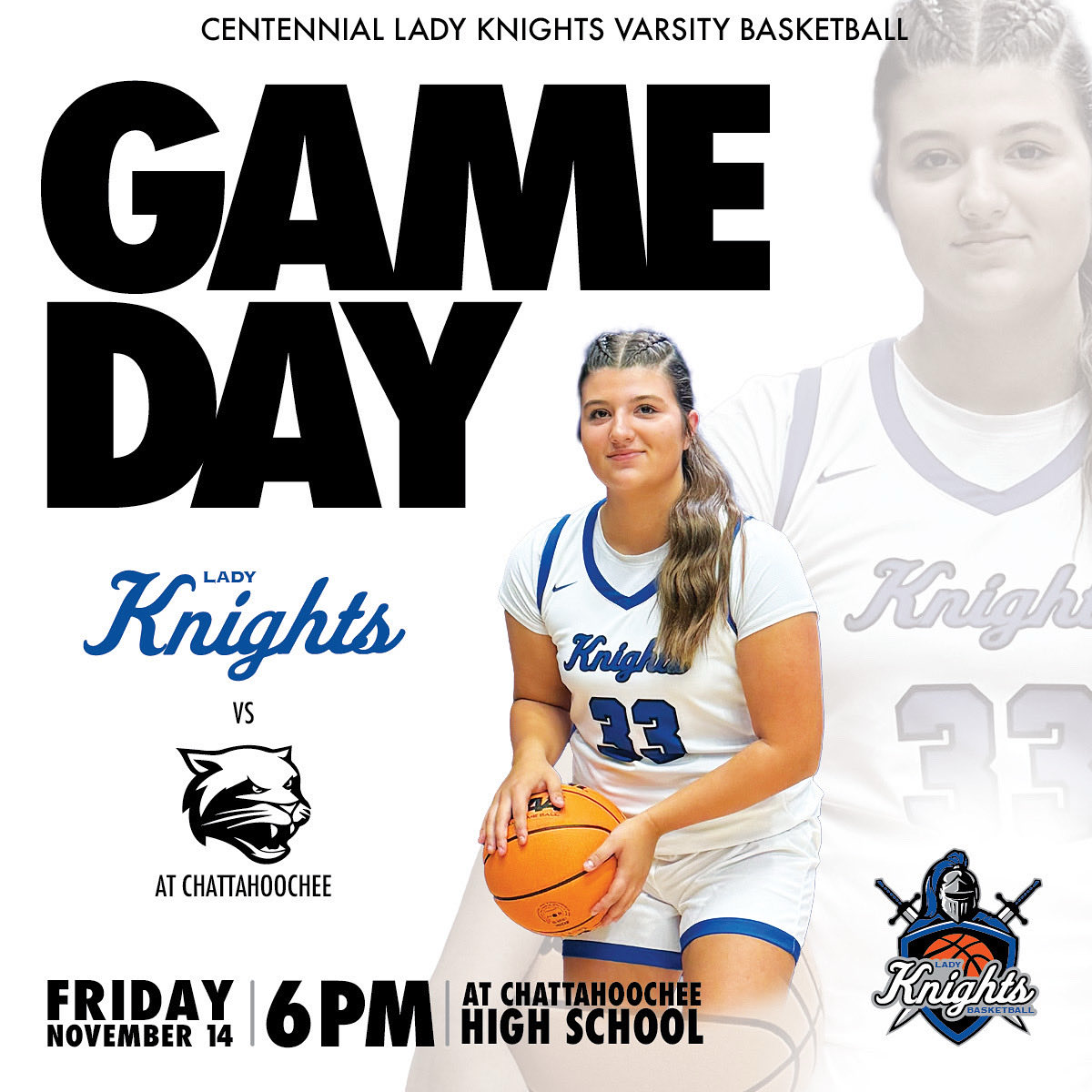 🕰️ 6:00pm
📍 Chattahoochee HS
🆚 Cougars