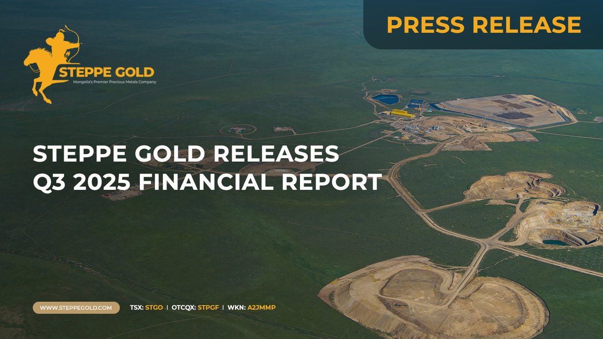 Steppe Gold | TSX: STGO tweet media