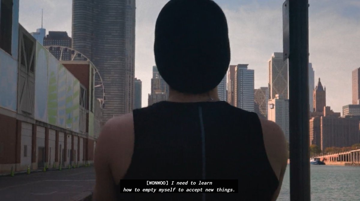 ddaddu_wonu's tweet image. 🐈‍⬛: &quot; I need to learn how to empty myself to accept new things. But none of us learned how to empty ourselves&quot;

wonwoo&apos;s words... 💯