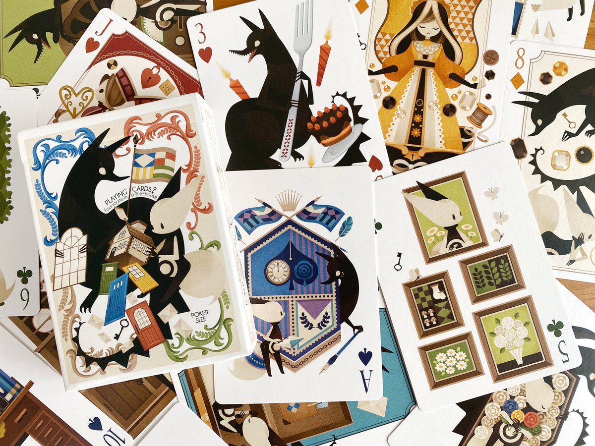 以前作ったトランプ、台北のギャラリーd/artさまが再版してくださった