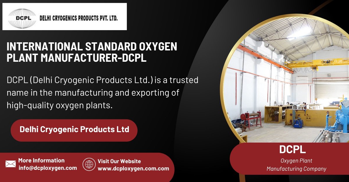 DCPLOxygenPlant's tweet image. 🌍 International Standard #OxygenPlant Manufacturer-DCPL 🌍
Partner with #DCPL for Dependable Industrial and #MedicalOxygen Solutions Worldwide! 🌐
📞+91-84488-14625
📧 info@dcploxygen.com
🌐 dcploxygen.com
 #OxygenPlantManufacturer #OxygenGasPlant  #IndustrialGas