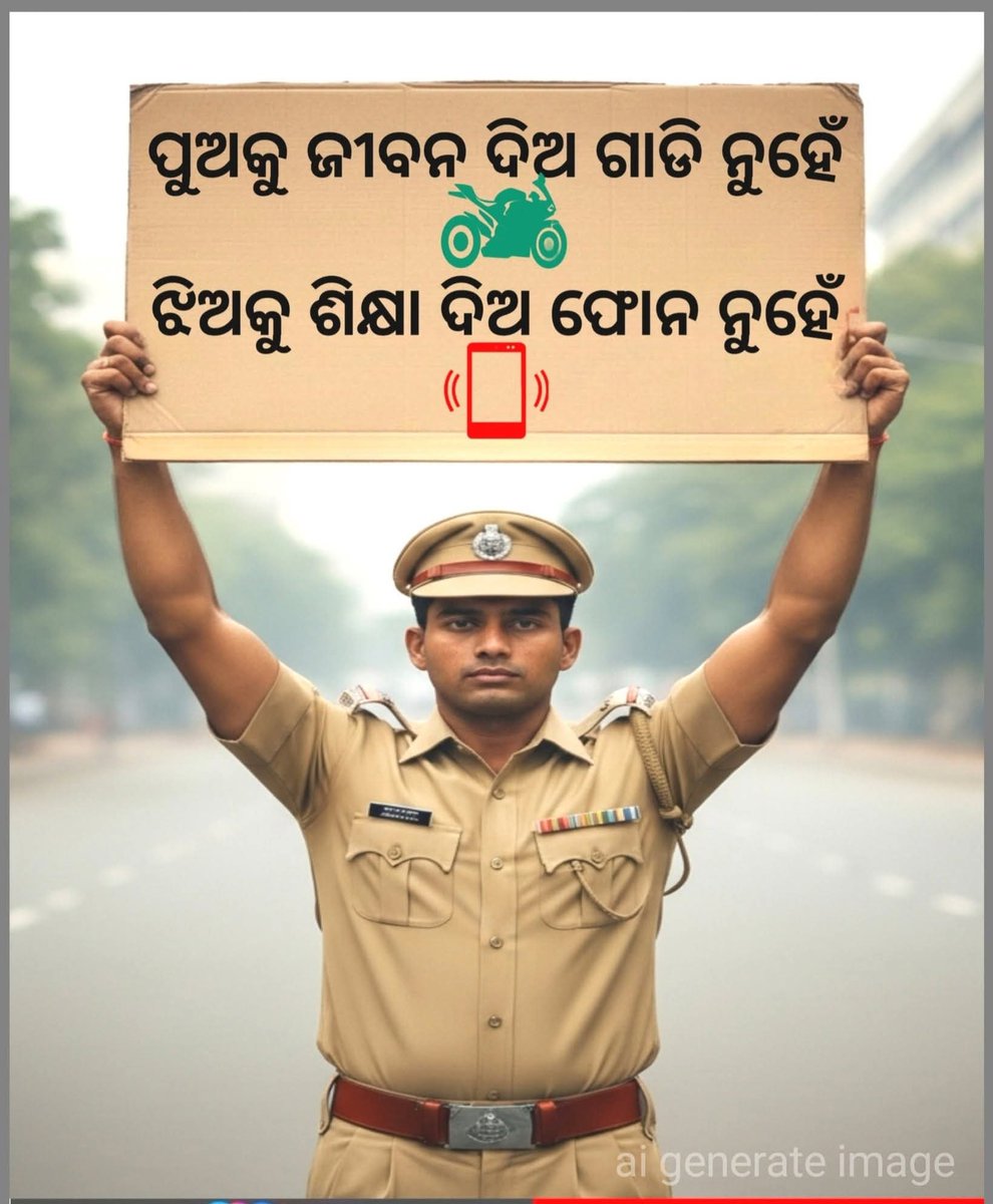 NrusinghaOdisha's tweet image. ପୁଅକୁ ଜୀବନ ଦିଅନ୍ତୁ ଗାଡି ନୁହେଁ 
ଝିଅ କୁ ଭଲ ଶିକ୍ଷା ଦିଅନ୍ତୁ ଫୋନ ନୁହେଁ 🙋‍♂️
@STAOdisha