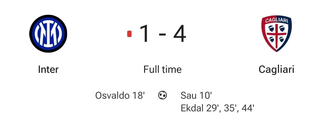 um10_inter's tweet image. Random, but he scored 8 goals in 116 games for Cagliari, and guess which team he scored 3 of them against..in one game