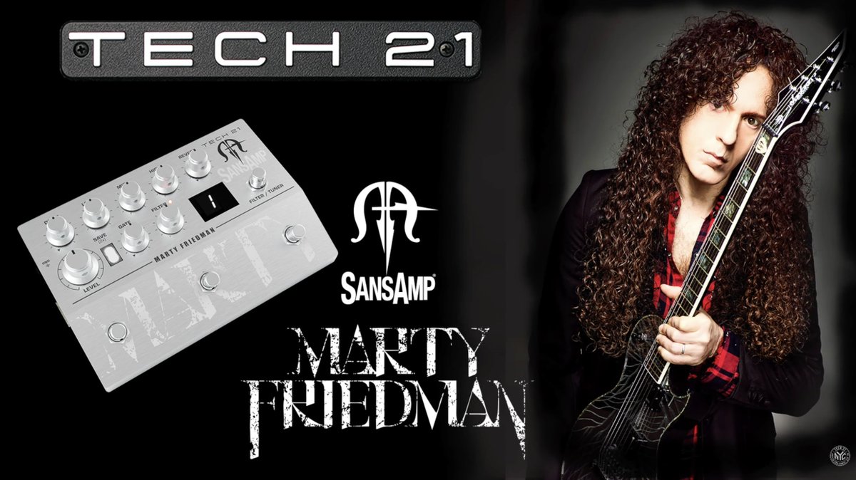 kikutani_music's tweet image. TECH21「Marty Friedman Signature SansAmp MF-1」が遂に再入荷しました！

TECH21公式YouTubeチャンネルではMarty氏(@marty_friedman)による日本語解説と特別インタビューが公開中！

 動画はこちらからご覧頂けます！
youtube.com/watch?v=YIW69w… 

#MartyFriedman #TECH21 #MF1 #sansamp