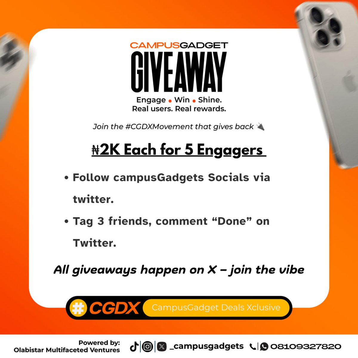 CampusGadgets DealsXclusive (CGDX) tweet media