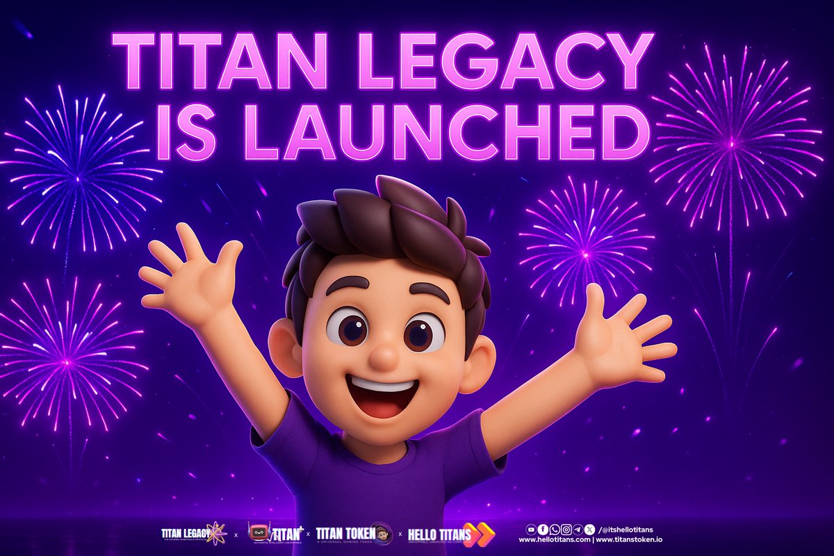 itshellotitan's tweet image. 💎 Crypto Inheritance is Live!
A revolutionary utility project powered by Titan Token (TNT) — securing your digital wealth for generations. 🔐🌍
legacy.titanstoken.io
#TitanToken #CryptoInheritance #HelloTitans #BlockchainLegacy #TitanLegacy #Crypto #Newlaunch #Legacy