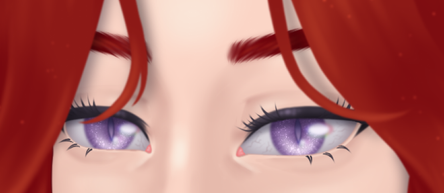 Look into my eyes •⏖•

I'm really proud of the tiny details I've added!

#art #digitalart #Vtuber #wipart