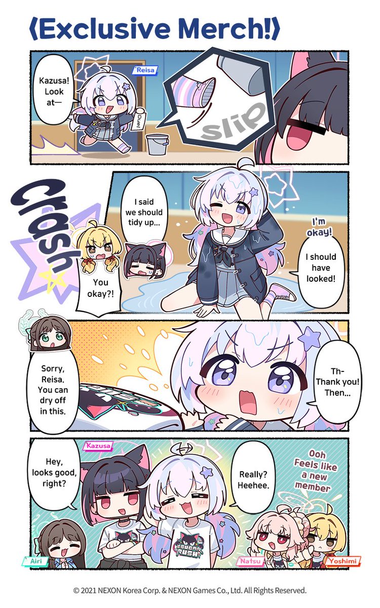 [Official 4-Panel Manga] Ep. 212
Brought to you by <a href="/donmin_h/">돈미니DONMINI</a>!

Reisa’s challenges come at any time, anywhere!

#BlueArchive #BlueArchive4PanelManga