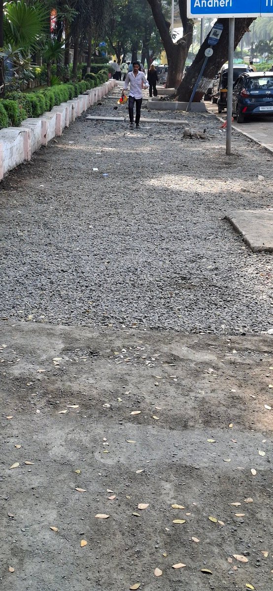 jvidyasagar's tweet image. @MMRDAOfficial when are you planning to complete the footpath works behind BKC police station bus stop at BKC. Because of this lights in the bus stop is also not working.