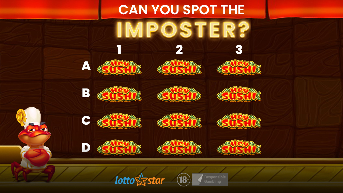 Lotto_Star's tweet photo. Thereโs an imposter among usโฆ ๐can you spot it? ๐
#LottoStar #FridayInteractive #TGIF #Friyay https://t.co/wA1M6kEnnz