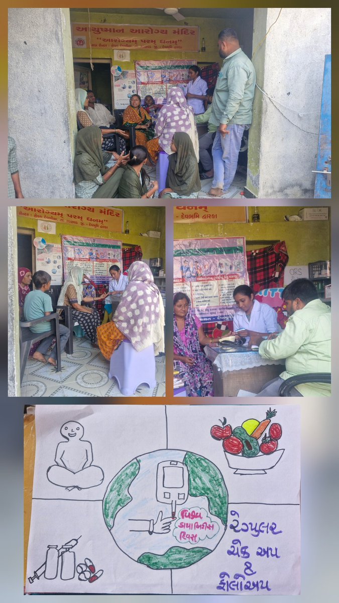 World Diabetes day celebration 
AAM Sevak Devaliya 
Phc morzar 
14/11/2025