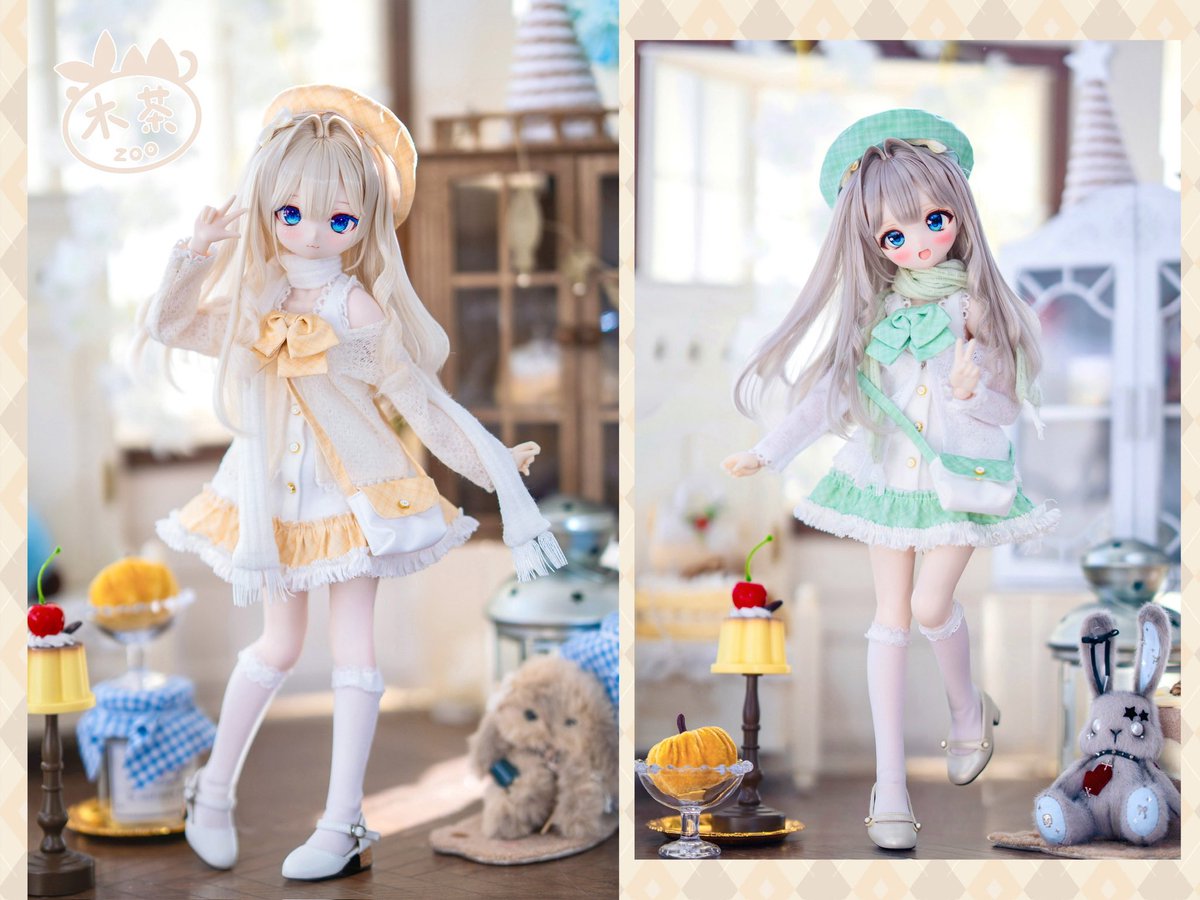 MujiaSasato's tweet image. ೄ*✲ﾟ*｡✧新作紹介✧｡**✲ﾟ⋆ ೄ⋆

「❄️ショコラの微睡み☕」

もこもこニットにマフラーやベレー帽
冬の定番アイテムが揃ったセットが登場🧣
さりげない肩出しに思わずキュンとしちゃう💗
チェック柄を取り入れたインナーとポシェットで、
コーデ全体の統一感もバッチリ🎀…