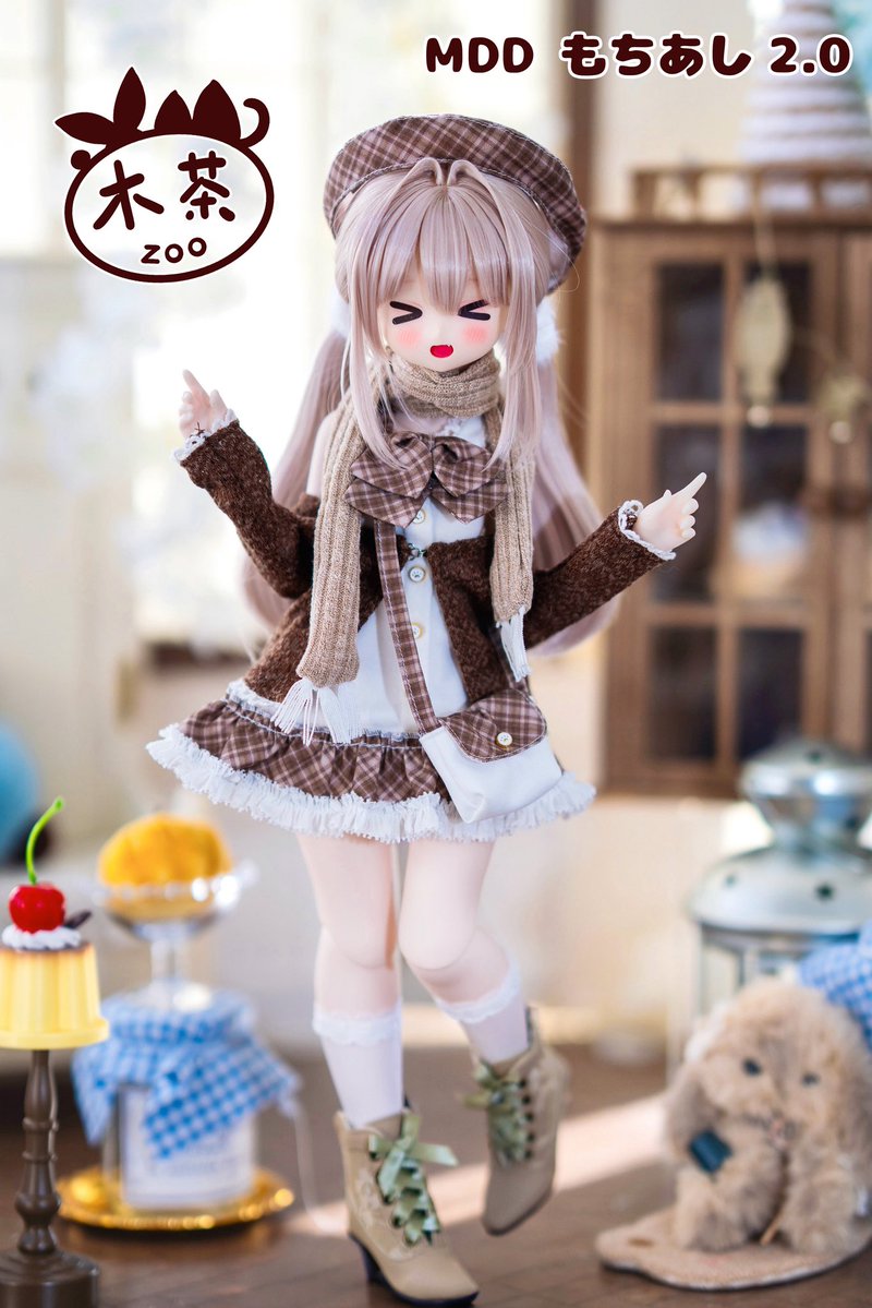 MujiaSasato's tweet image. ೄ*✲ﾟ*｡✧新作紹介✧｡**✲ﾟ⋆ ೄ⋆

「❄️ショコラの微睡み☕」

もこもこニットにマフラーやベレー帽
冬の定番アイテムが揃ったセットが登場🧣
さりげない肩出しに思わずキュンとしちゃう💗
チェック柄を取り入れたインナーとポシェットで、
コーデ全体の統一感もバッチリ🎀…