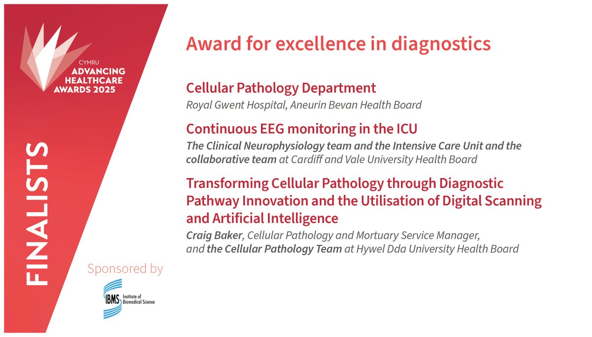 AHAwards's tweet image. Very best of #AHACymru luck today to the finalists in the Award for excellence in diagnostics sponsored by @IBMScience 
@AneurinBevan @CV_UHB @HywelDdaHB