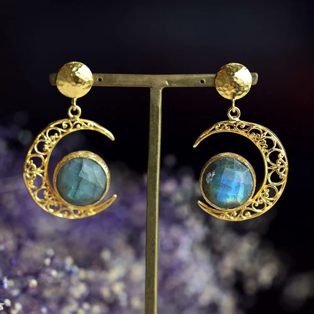 michiru様❀の確認用　ラブラドライト 14KGF ピアス