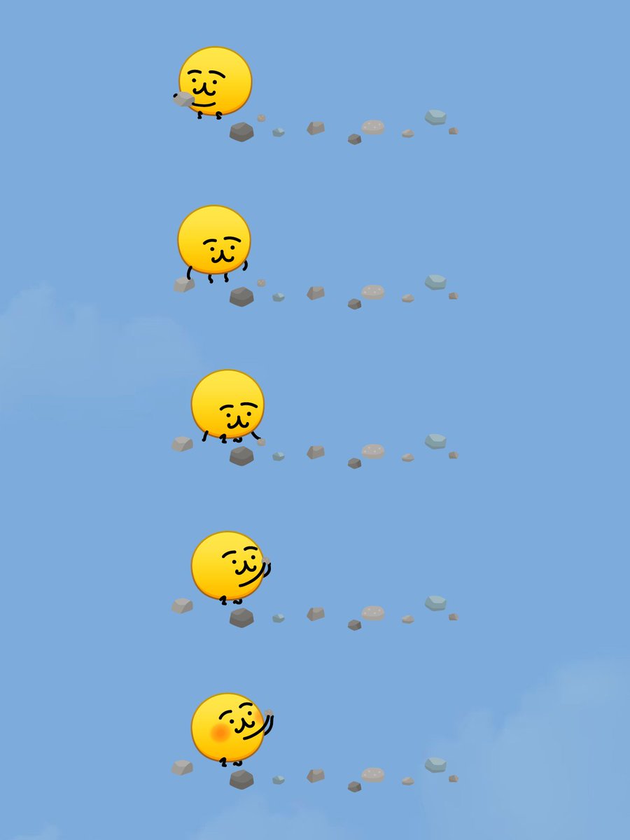 emoji_no_ko's tweet photo. 🪨🪨🪨 https://t.co/k0MH3J8iZm